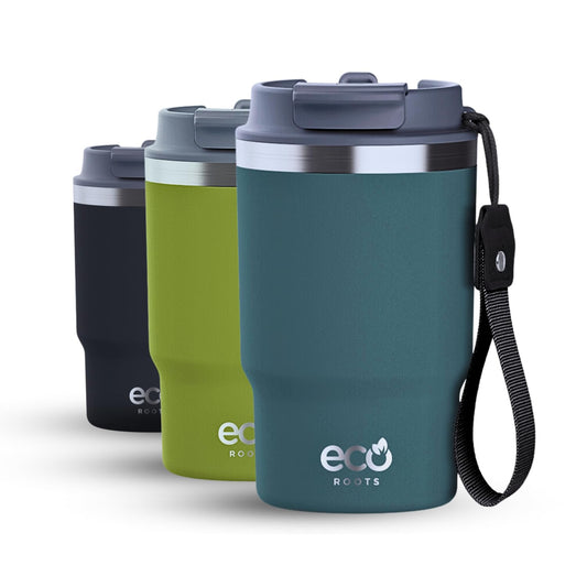ECOROOTS I Thunder Outdoor ecoroots I Termo I Vaso térmico I Azul Midnight I 470 ml  🛒 (PRÓXIMAMENTE)