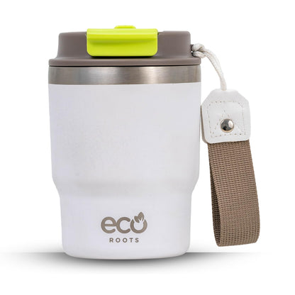 ECOROOTS I Evergreen Lifestyle I Termo I Vaso térmico I Blanco Marfil I 360 ml