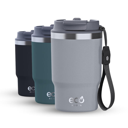 ECOROOTS I Thunder Outdoor I Termo I Vaso térmico I Gris Cool I 470 ml 🛒 (PRÓXIMAMENTE)