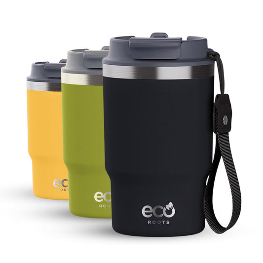 ECOROOTS I Thunder Outdoor I Termo I Vaso térmico I Negro Antracita I 470 ml  🛒 (PRÓXIMAMENTE)