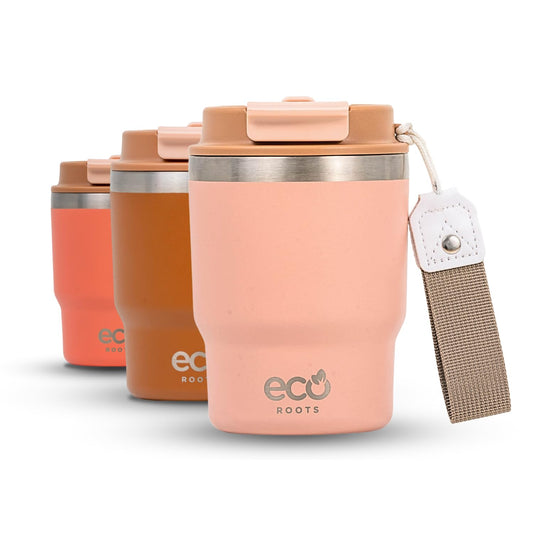 ECOROOTS I Evergreen Lifestyle I Termo I Vaso térmico I Rosa Quartz I 360 ml
