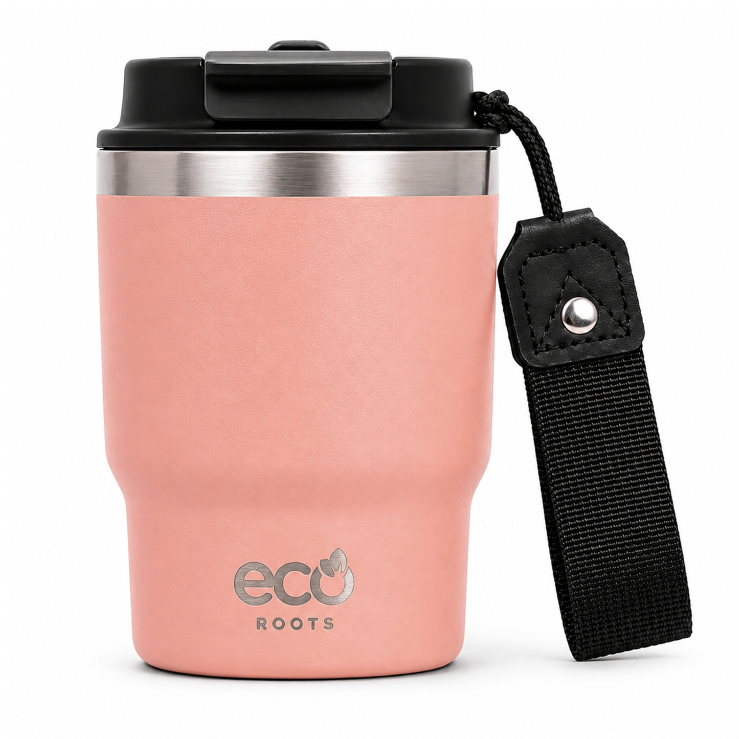 Colección Urban de ECOROOTS | Termos 360 ml | Tapa Negra