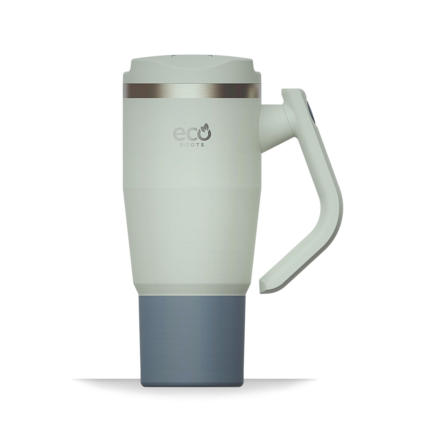 ECOROOTS I Rocket Active I Botella Térmica I Termo I Asa móvil I Gris Nasa I 940 ml