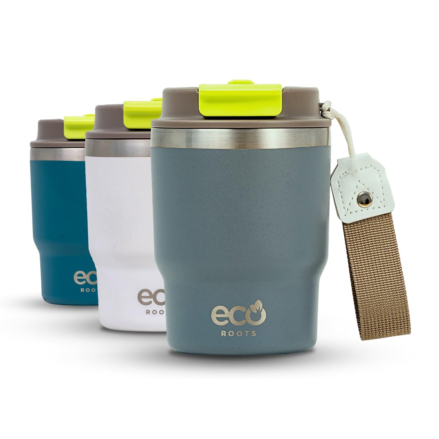 ECOROOTS I Evergreen Lifestyle I Termo I Vaso térmico I Gris Perla I 360 ml
