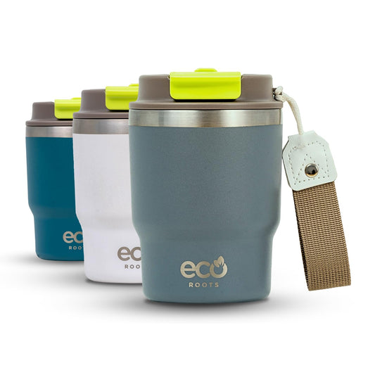 ECOROOTS I Evergreen Lifestyle I Termo I Vaso térmico I Gris Perla I 360 ml