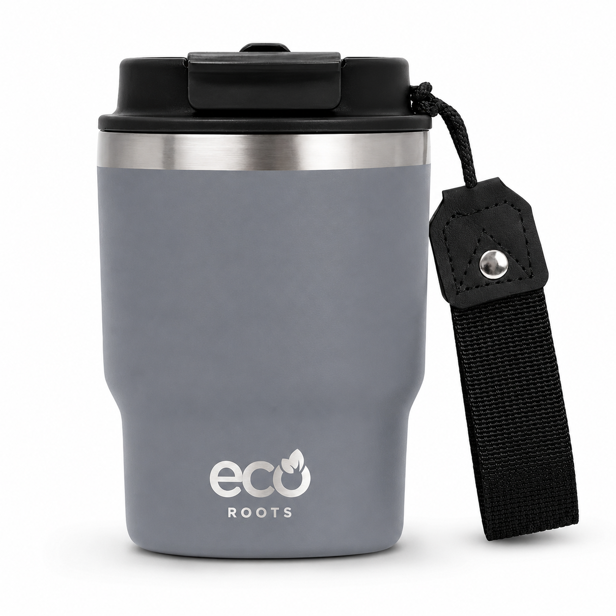 Colección Urban de ECOROOTS | Termos 360 ml | Tapa Negra