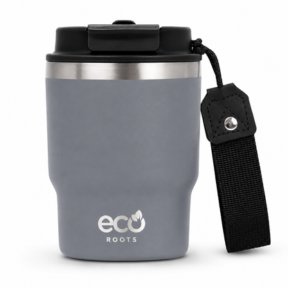 Colección Urban de ECOROOTS | Termos 360 ml | Tapa Negra